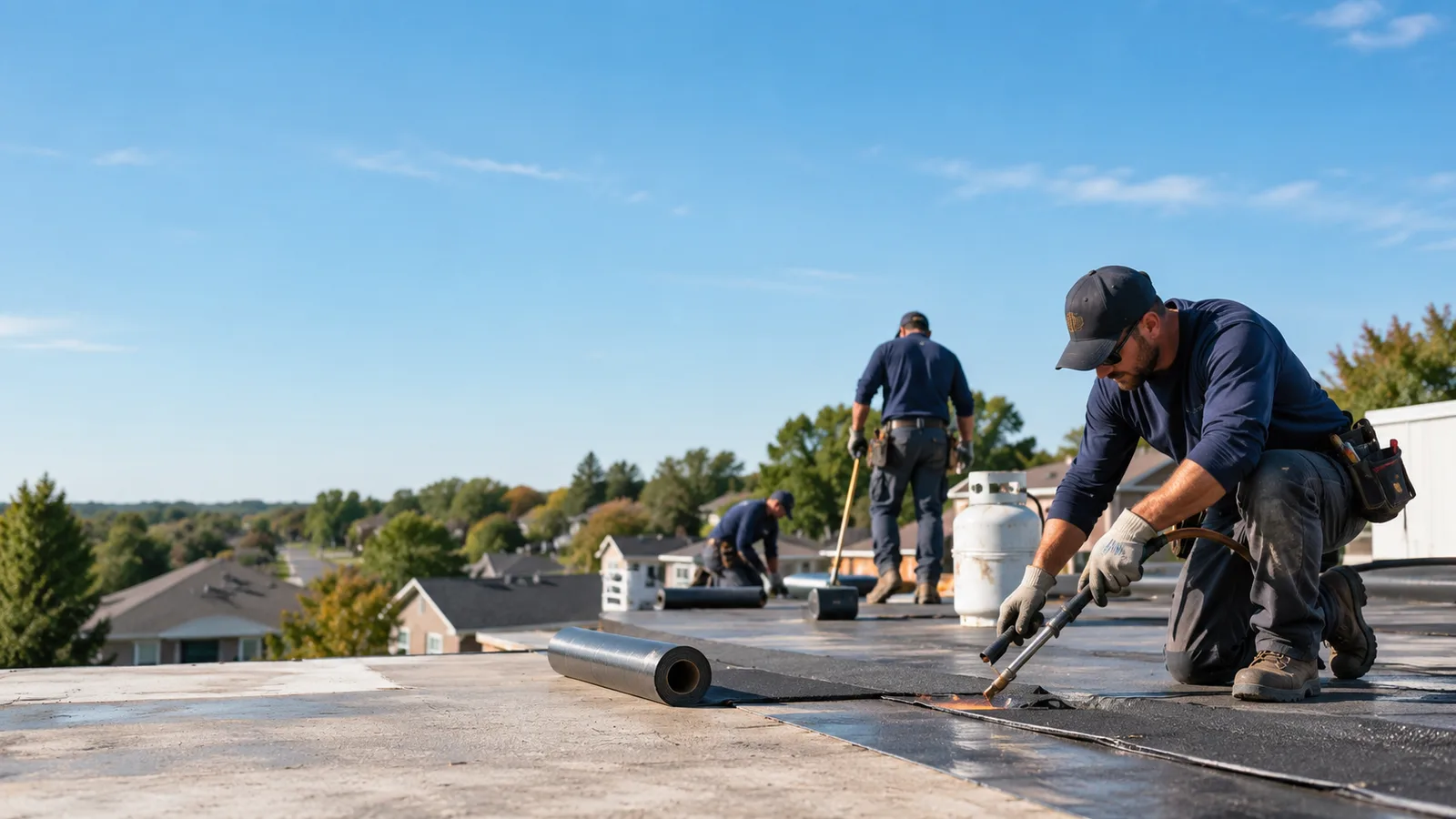 Flat Roof Leak Repair providers in Latham, IL